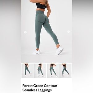 NVGTN Forest Green Contour Seamless Leggings
